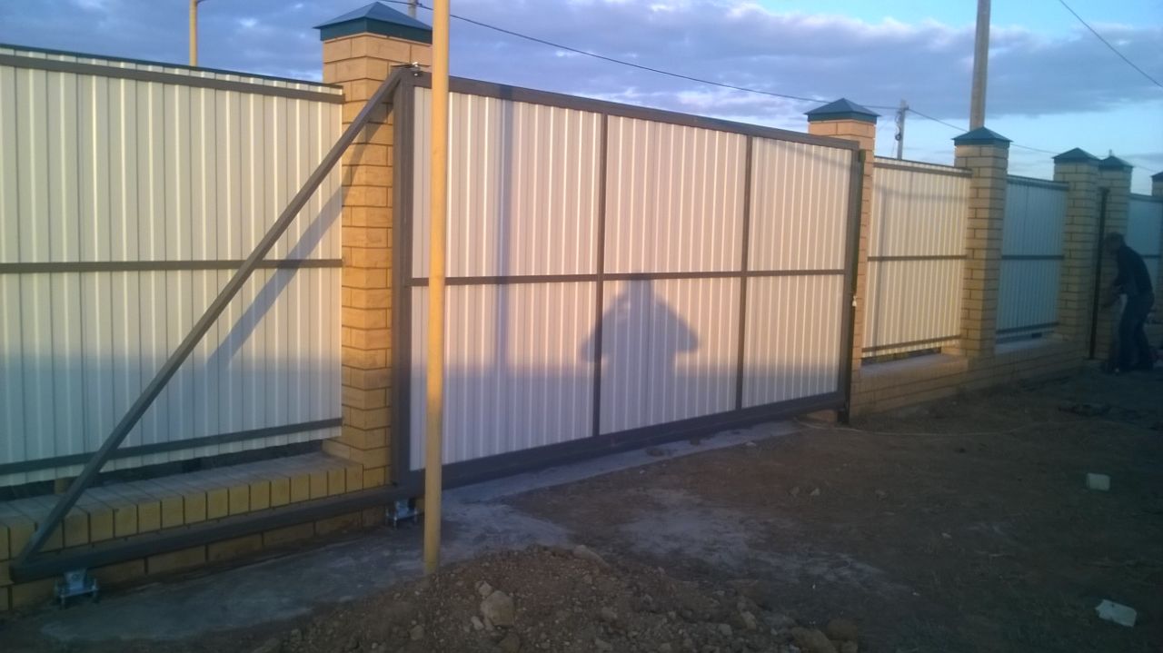 установка откатных ворот в волжском и волгограде  