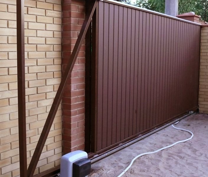 установка  откатных ворот в Волжском и Волгограде  